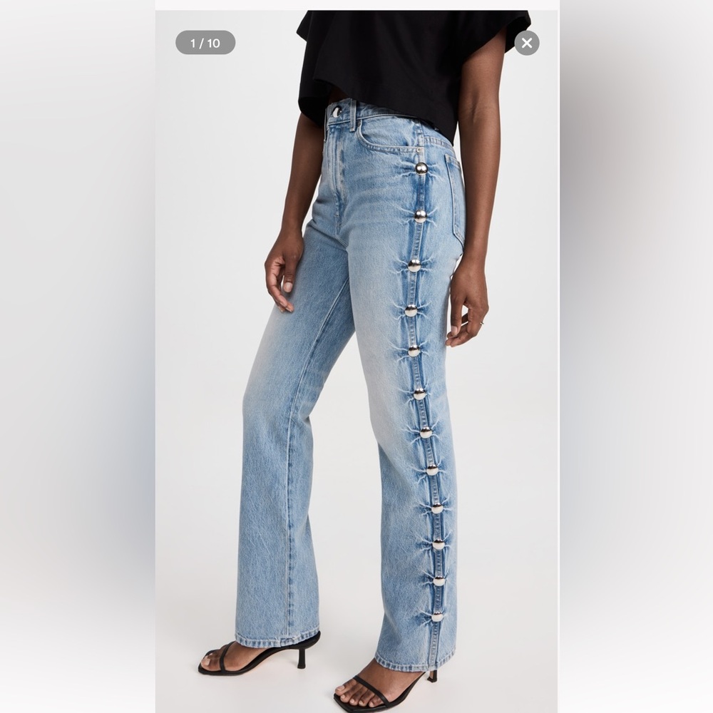 KHAITE Studded Danielle jeans w/ tags! SOLD OUT! ✨